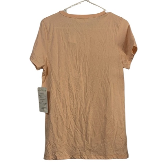 Bow and drape cute peachy top - Picture 2 of 8